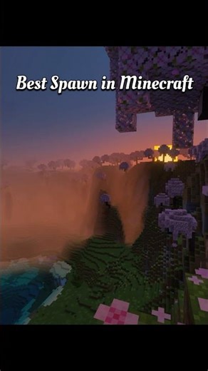 Best Minecraft Spawn - Cherry Grove - part 1 #minecraft #seed #aesthetic #shorts