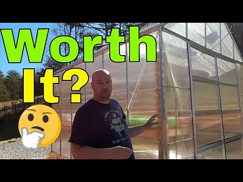 Harbor Freight Greenhouse 10x12 Review & Customizations