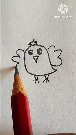 How to Draw a Chick Step by Step – Easy Drawing Trick! #shorts #drawing