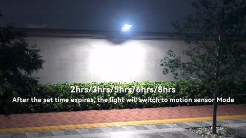 Solar Lights Outdoor, 6000K LED Solar Lights Outdoor Waterproof, Solar Flood Lights Outdoor with Motion Sensor and Remote Control, Solar Street Light Dusk to Dawn 2-Pack