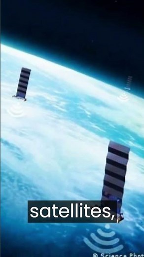 Different types of satellites in space