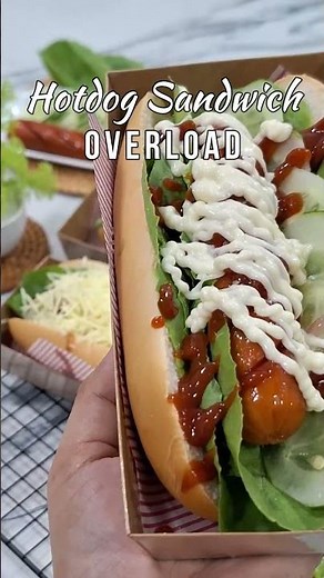 Hotdog Sandwich with Cheese Overload #shorts #HotdogSandwichWithCheeseOverload #HotdogSandwich