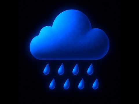Blue Rain Café Ambience • Cozy Window Sounds for Sleep, Focus - Study & Relax