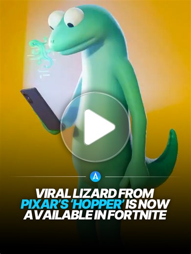 Tom Lizard from Pixar's Hopper is now a skin in Fortnite, along with an emote based on the viral meme. #fortnite #gaming #pixar