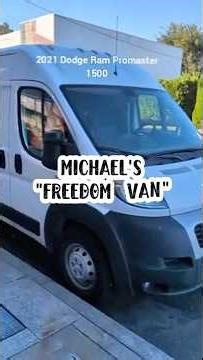 Michael's 2021 Ram ProMaster 2500 Off‑Grid Camper Van