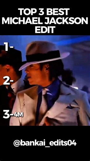 TOP 3 MICHAEL JACKSON EDIT PART - 1 #recommended #reels #edit #michaeljackson #shorts