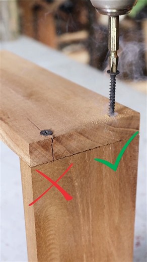 The Hidden Secret to Driving Screws Without Cracking Wood