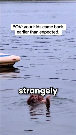 The kids interrupted their parents