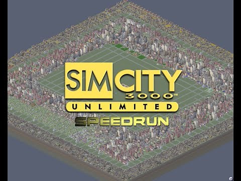 SimCity 3000: 1 million population (Hard) in 1:10:28