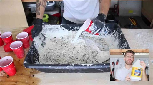 How to make white concrete | A Modern Builds experiment