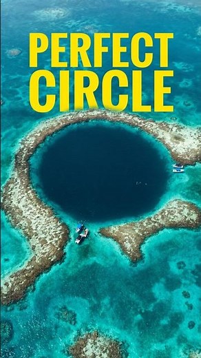 The Great Blue Hole: A Perfect Circle in the Ocean