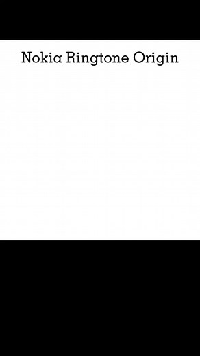#nokia ringtone origin by Francisco Tarrega #tiktok #fyp