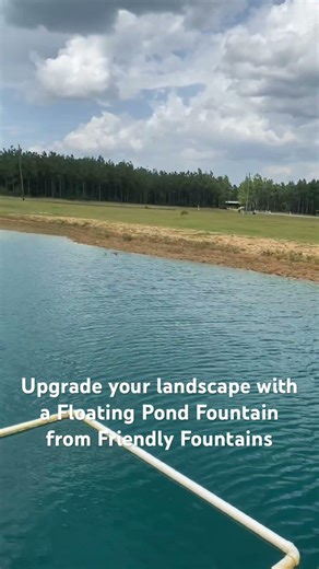 Upgrade your landscape with a Floating Pond Fountain from Friendly Fountains.