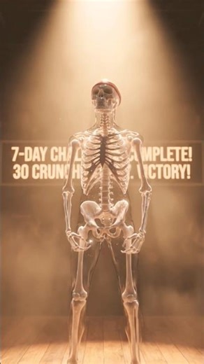 I Did 30 Crunches Daily for 7 Days Shocking Results! 💪🔥#shorts