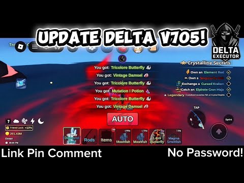 UPD DELTA V705, SCRIPT PASTEBINS FISH SPEED 17X, NO PASSWORD | Fishit🐟 Indonesia