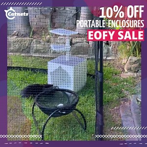 1.6K views | If you’d like to spend quality time outdoors safely with your cat, check out our range of Portable Cat Enclosures. Now 10% Off! ️ www.catnets.co.nz/collections/freestanding-cat-enclosures | catnets.com.au | Facebook