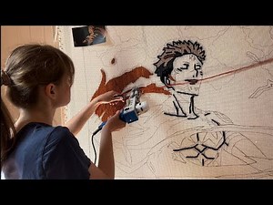 MADE RUG | SUKUNA RYOMEN | TUFTING | Process (Step by Step)