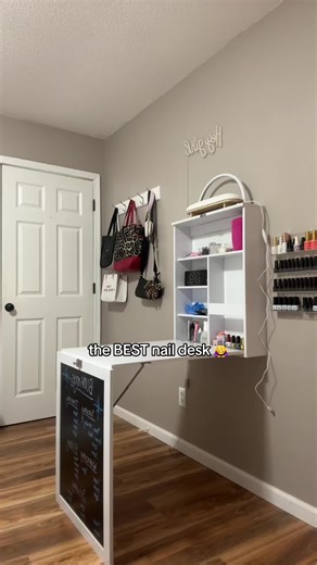 my newest obsession #naildesk #recommendations #fyp #foryou #inspo | Nail Desk Table