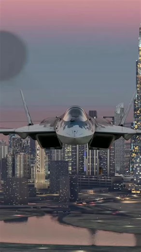 Su-57 fighter jet flying in Dubai#aviation #airplane #fligh #dubai #flywithhuntar | Airplanehuntar