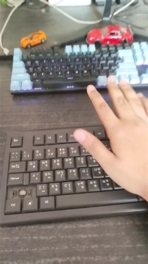 Normal keyboard Vs Mechanical keyboard #foryou #fypシ゚viral #youtubeshorts