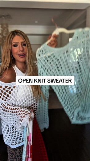 Perfect Open Knit Sweater for Summer