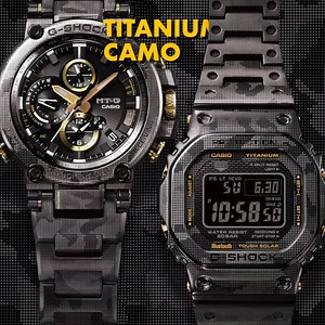 399 reactions · 19 shares | With titanium cases and band, diamond-like carbon (DLC) coating, sapphire crystal and laser engraved camouflage pattern, these new limited edition watches are the most lightweight, durable metal G-shocks ever to be released bit.ly/2sHunU2 | Watches.com | Facebook