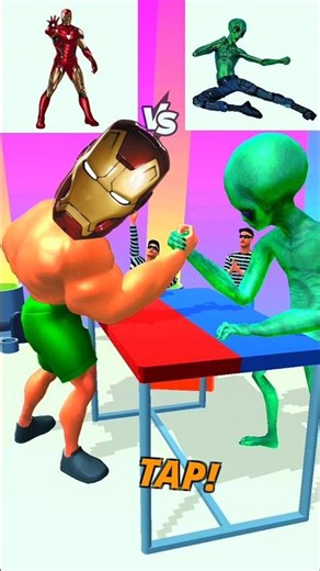 Ironman vs Alien 👽 power challenges