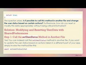Understanding Flutter SharedPreferences: How to Persist and Modify User Data with Ease