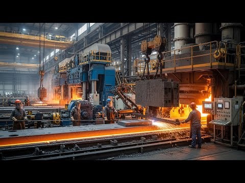 Inside the Industrial Metal Factory – Full Liquid Metal Production