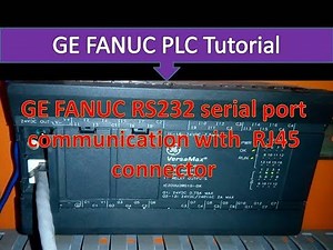GE FANUC RS232 serial port communication with RJ45 connector