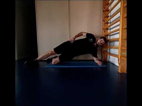 Lateral Plank Level 1 - Resistance Training Exercise Heart-Brain Project