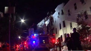Cat found unharmed hours after fire tears through 12-unit apartment building