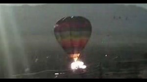 Men burned in fiery New Mexico hot air balloon crash