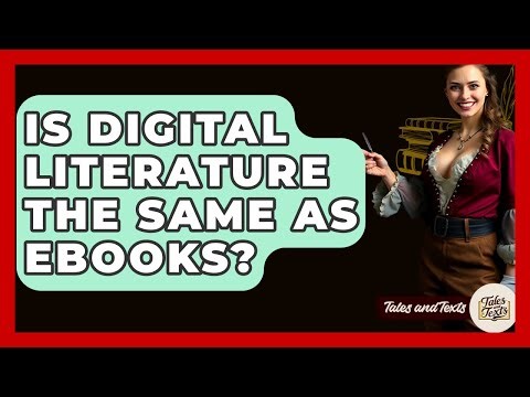 Is Digital Literature The Same As EBooks? - Tales And Texts