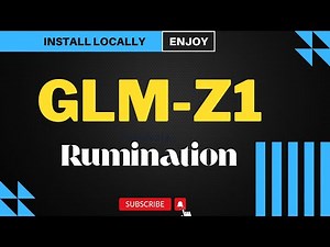 GLM-4 Z1 Rumination 32B - Model That Thinks Deep, Long and Hard - Install Locally