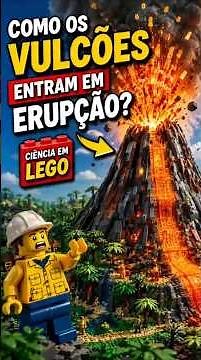 Como os Vulcões Entram em Erupção? | #curiosidades #ciência #natureza #educação # #animaçãolego