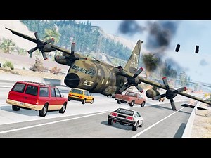Emergency Landing Crashes - Beamng drive
