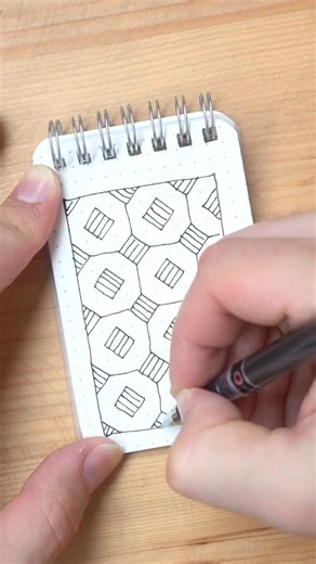 How to Draw a Pattern: Geostripe #Zentangle