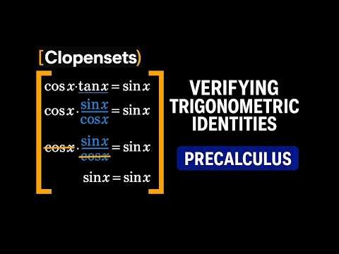 Verifying Trigonometric Identities | Precalculus (2026 Update)
