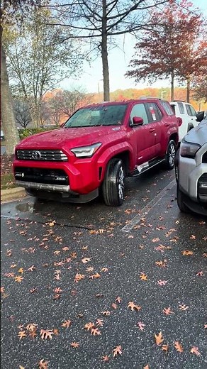 2025 4Runner Limited with Supersonic Red exterior: What’s your favorite color in the imited model?
