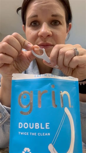 Watch GRIN Double Floss- Review from Dental Hygienist on Amazon Live