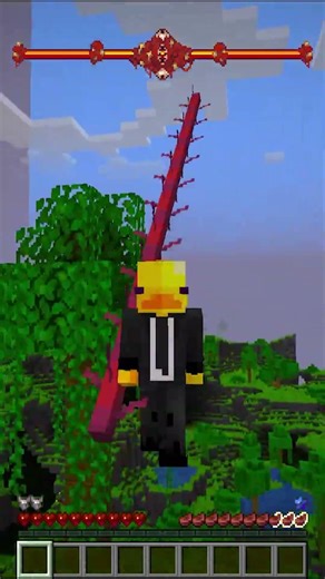 El Patito sobrevivira al muro carnoso #minecraft #entretenimiento #pato #humor #minecraftmemes