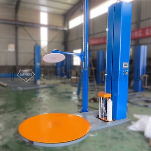 [Hot Item] Tp1650f Wooden Box Wrapper Pallet Wrapping Machine with Top Pressing