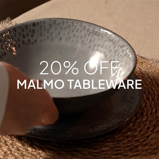 Whether you're looking to refresh your tableware or expand your current dinner set, enjoy 20% off on our Malmo range. | ProCook