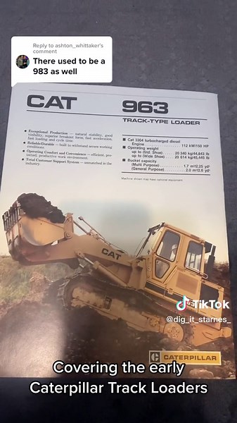 History and Evolution of Caterpillar Track Loaders