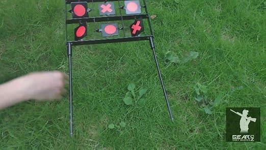 Spinning Target for Airsoft Pellet- Tic-Tac-Toe Designed Spinner Target