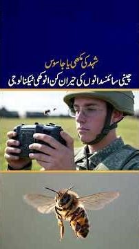 Honeybee Eyes: The Spy Tech of Chinese Scientists #youtubeshorts