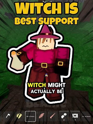 NEW WITCH is the best SUPPORT CLASS in 99 nights in the forest #robloxedit