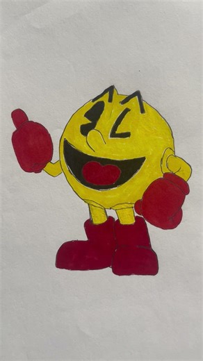 PAC-MAN Drawing and Coloring