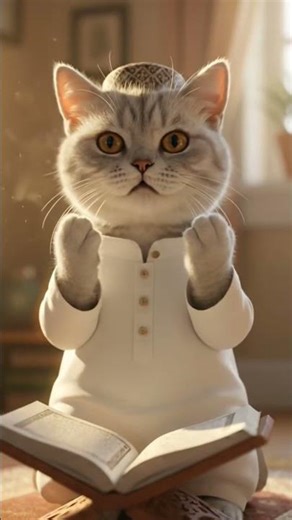 “It’s AI… but the dua feels real 🤍🐾 #Ai video”‪@Realkittyvibes‬